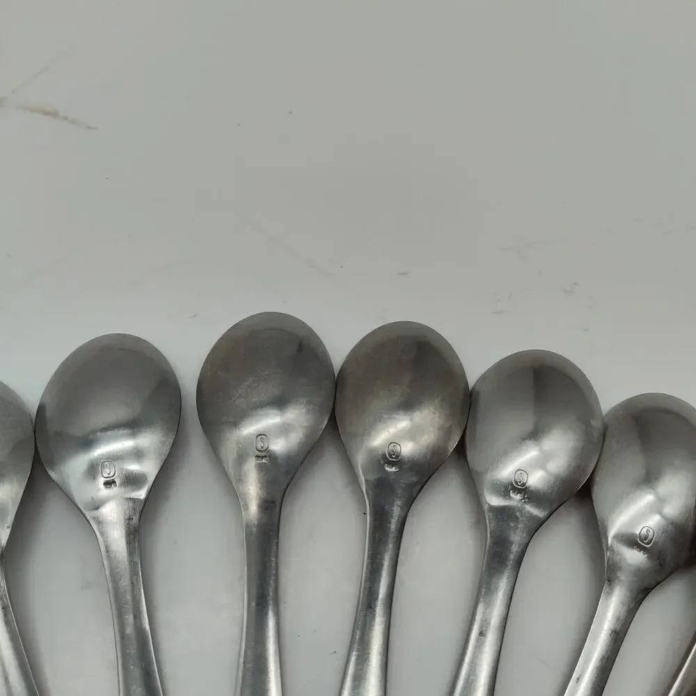 11X Tsp Gourmet Settings LOFT Stainless Flatware Teaspoons